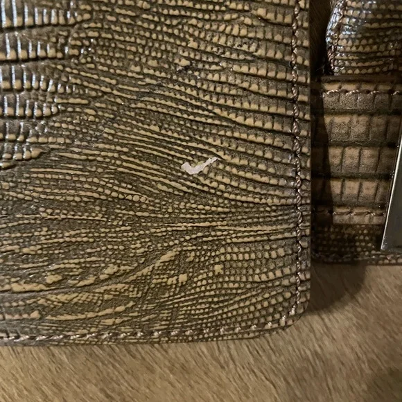 Antonio Melani Chic Brown Leather Bag - Picture 12 of 13